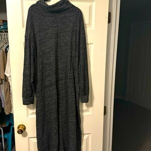 Old Navy turtle neck dress great with knee boots black 3X